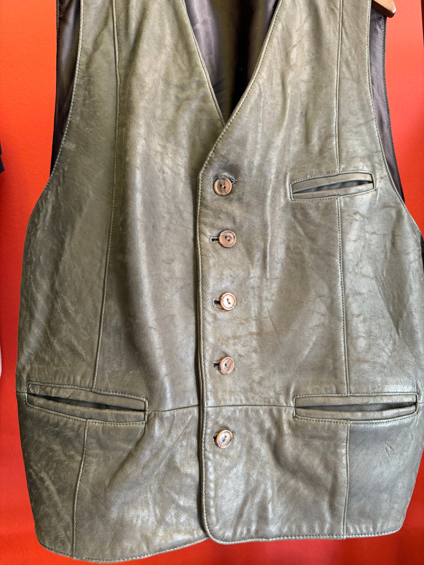 Gilet pelle