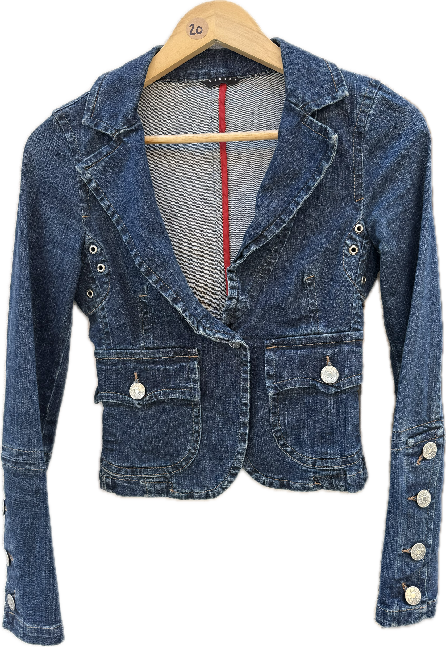 Giacca in denim Sisley